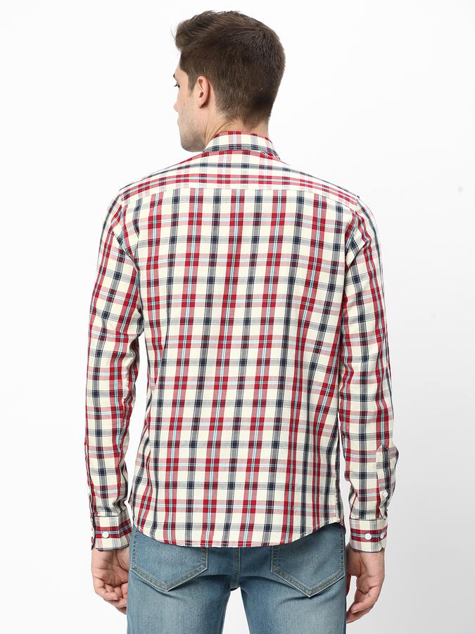 R&B Men Red Casual Shirts image number 2