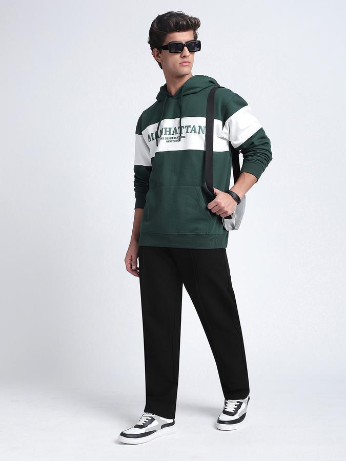 Men Cotton Regular Fit Drawstring Pintuck Joggers Pants