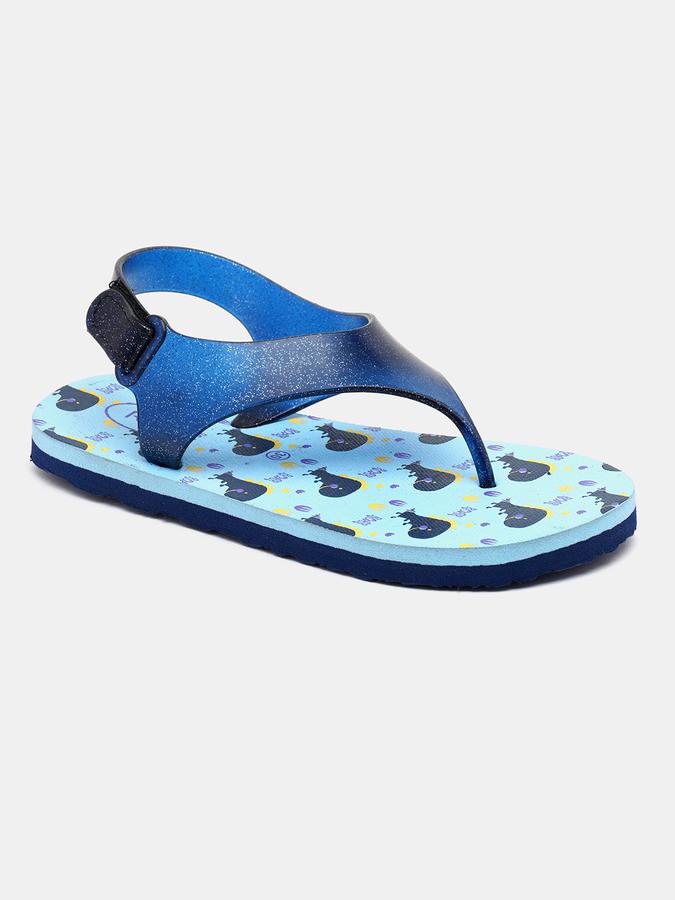 R&B Boys Blue Flip Flops image number 2