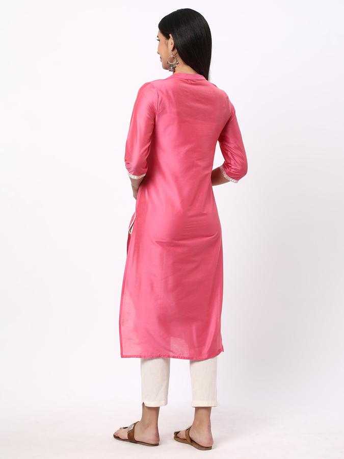R&B Women Pink Kurtas image number 2