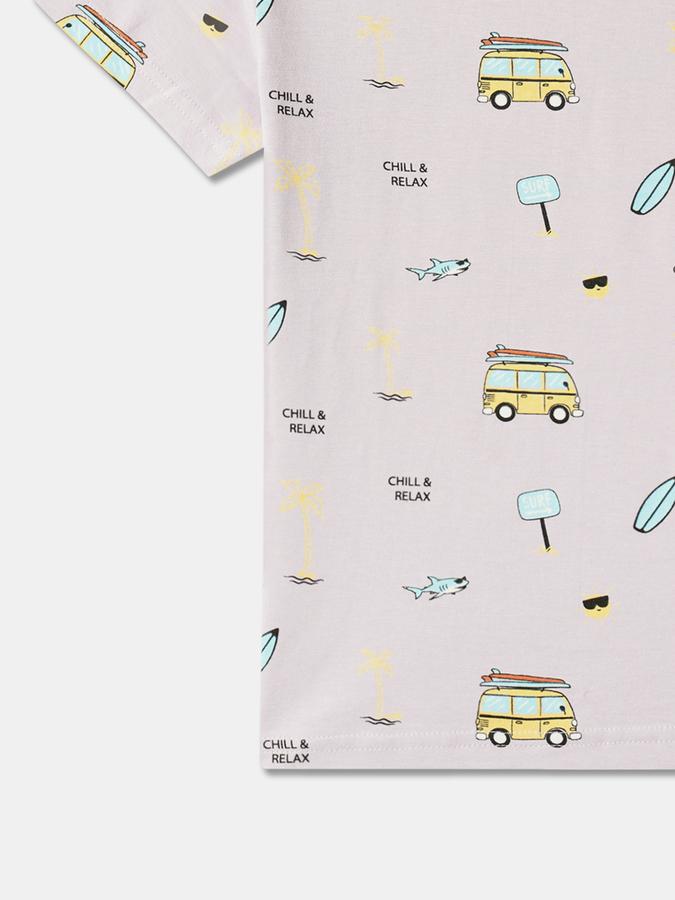 Boy Graphic Print Round-Neck T-Shirt image number 3