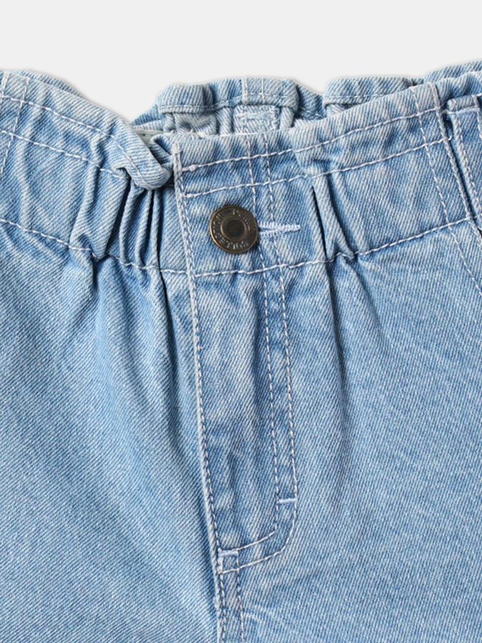 Girls Washed Regular Fit Shorts image number 3
