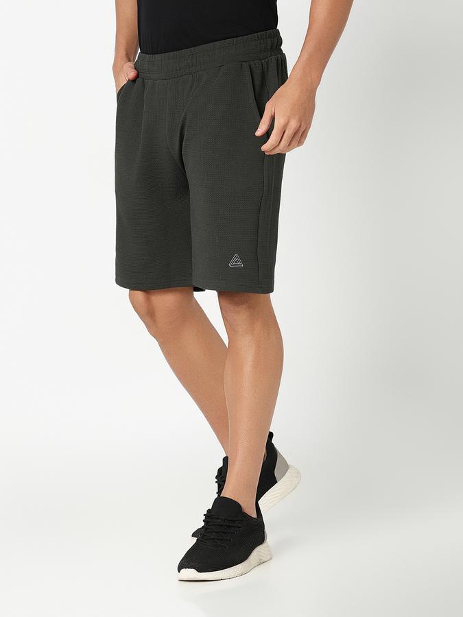 Men Solid Shorts image number 2