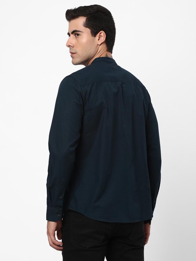 R&B Men Blue Casual Shirts image number 2