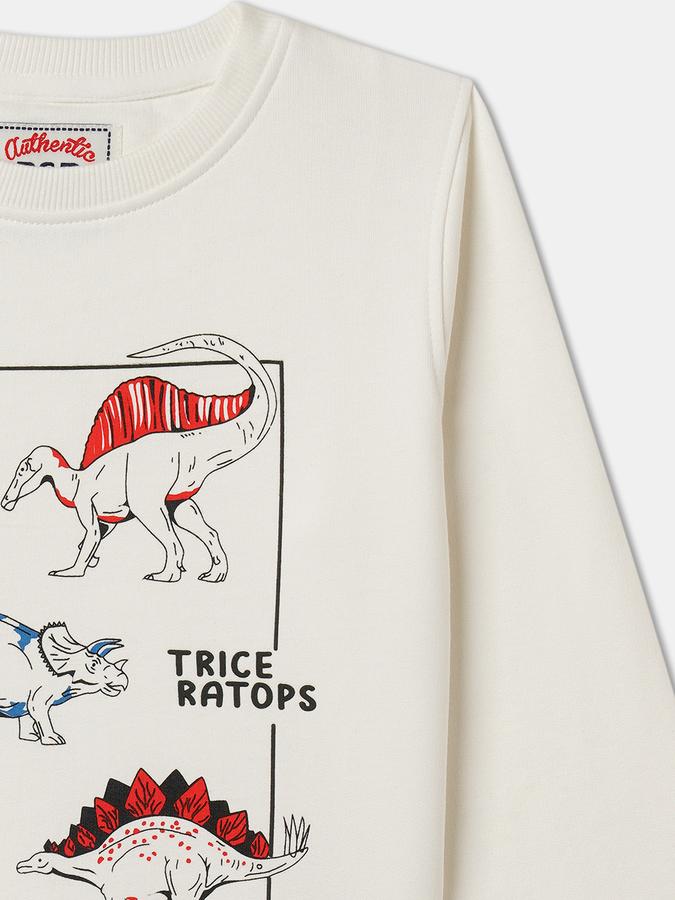 Full Sleeve Graphic Print Boys Sweatshirt image number 2