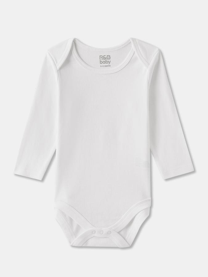 Romper For Baby Boys Solid Pure Cotton image number 3