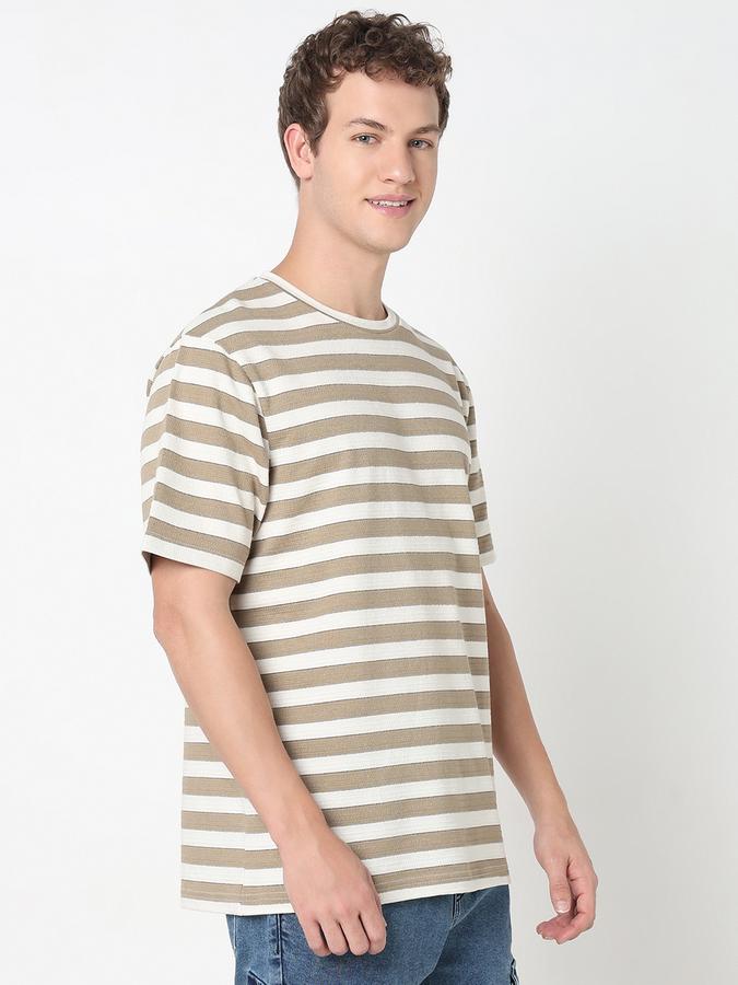 R&B MEN'S YOUNG MEN Short Sleeve STRIPE TEE - RELAX FIT image number 2