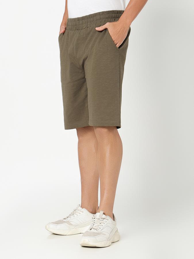 Men Solid Shorts image number 2