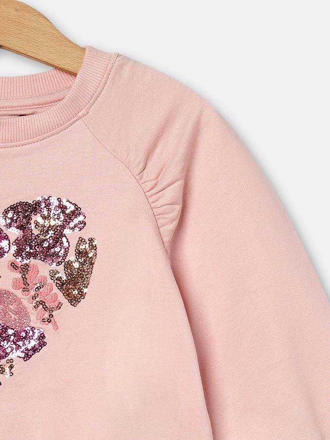 R&B Girls Pink Sweatshirt image number 2