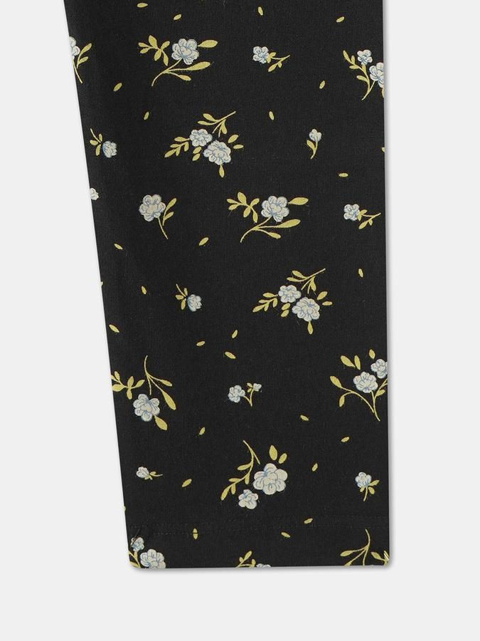 Girls Printed Regular Fit Mid-Rise Legging