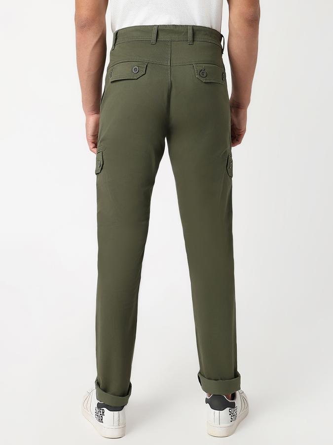 R&B Men Regular Fit Casual Trousers image number 3