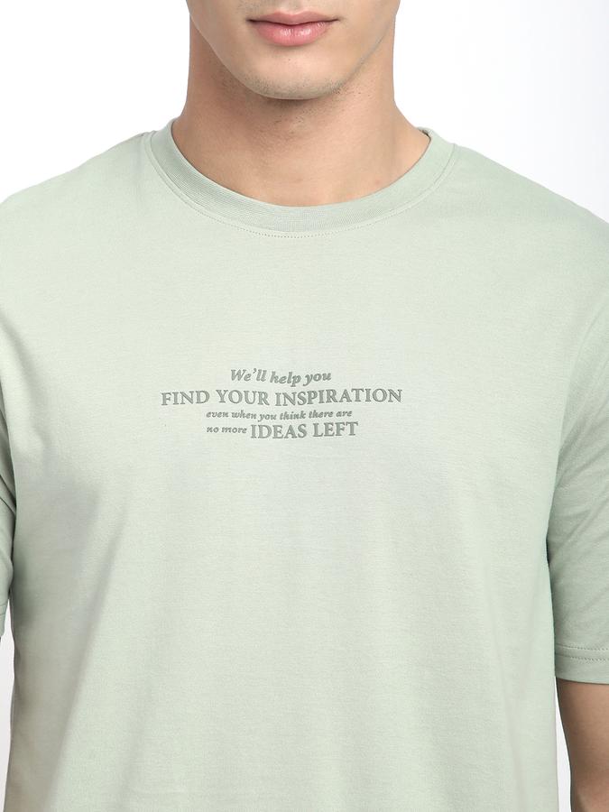 Printed Men Round Neck T-Shirt image number 3