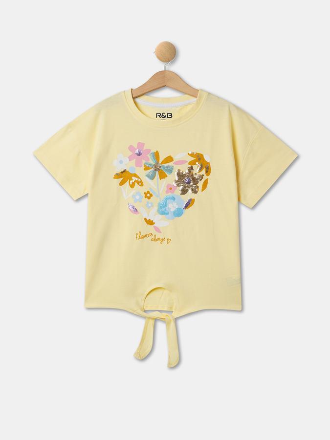 Floral Print Round-Neck Top image number 0