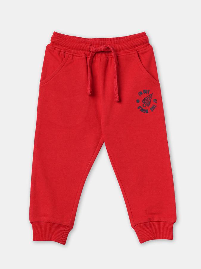 R&B Boys Red Track Pants & Joggers image number 0