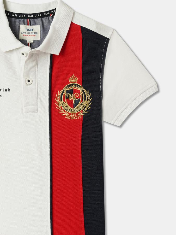 Boy Colourblock Polo T-Shirt image number 2