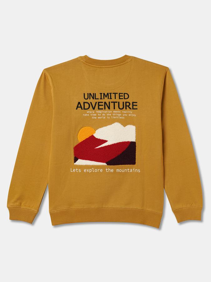 Boys Relaxed Fit Full Sleeve Crew Neck SweaT-Shirt