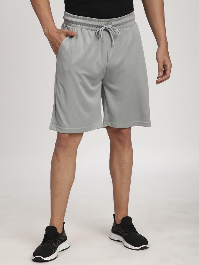 Boys Polyester Regular Fit Drawstring Clean Hem Shorts