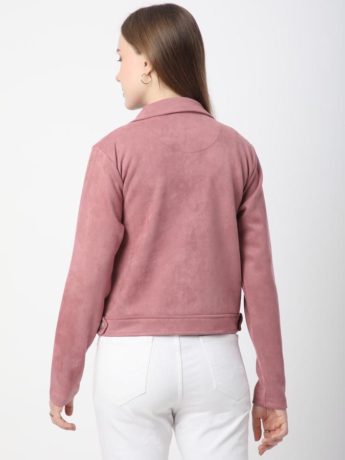 Full Sleeve Solid Women Jacket image number 2