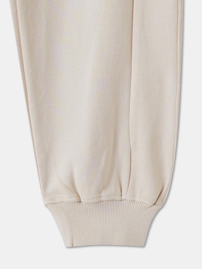 Boys Cotton Regular Fit Drawstring Waist Solid Joggers