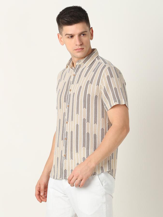 Men Striped Regular Fit Shirt image number 1