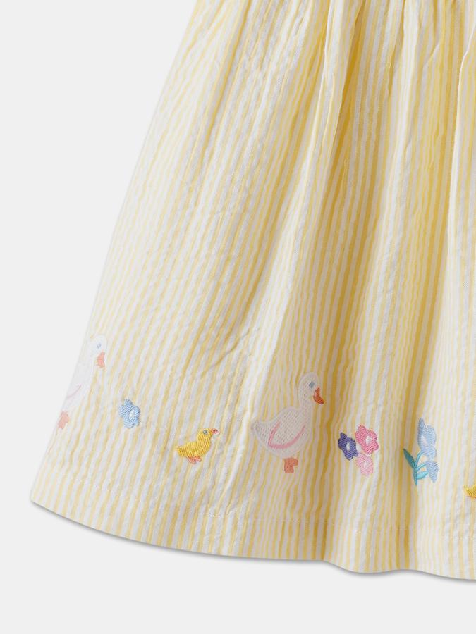 Girls Embroidered Dress image number 3