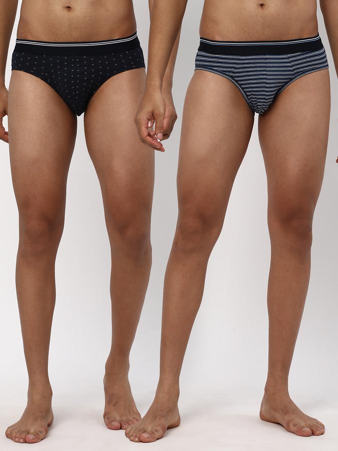 Pack of 2 Men Striped Briefs