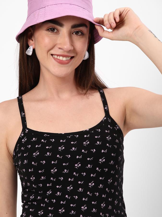 R&B Women Black Camisoles