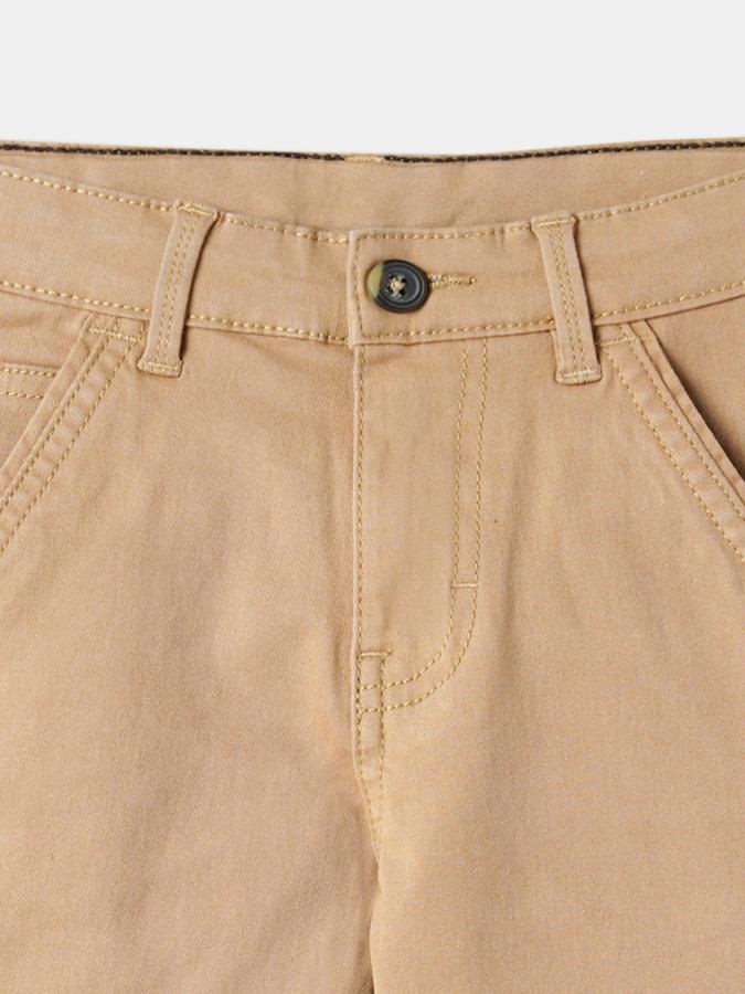 Boys Mid-Rise Straight Fit Trousers image number 3
