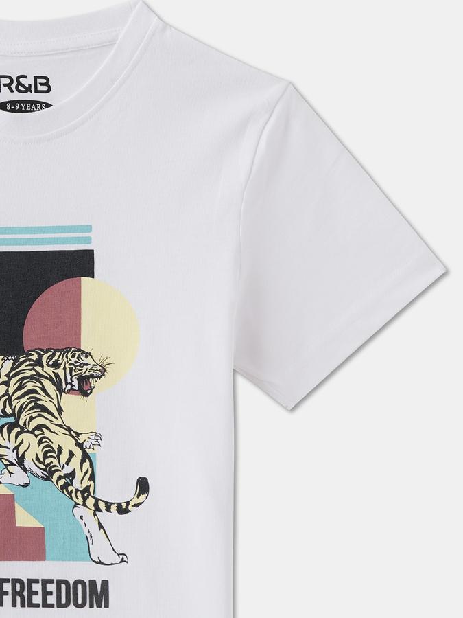 Boys Regular Fit Short Sleeve Crew Neck T-Shirt
