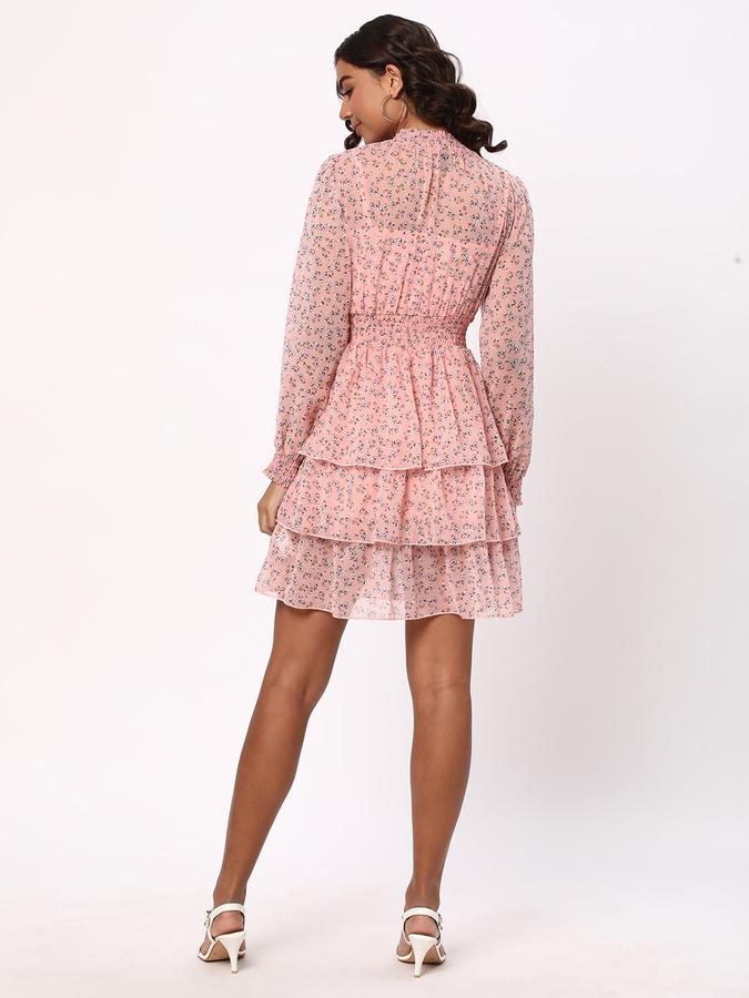 R&B Women's Printed Tiered Dress image number 2