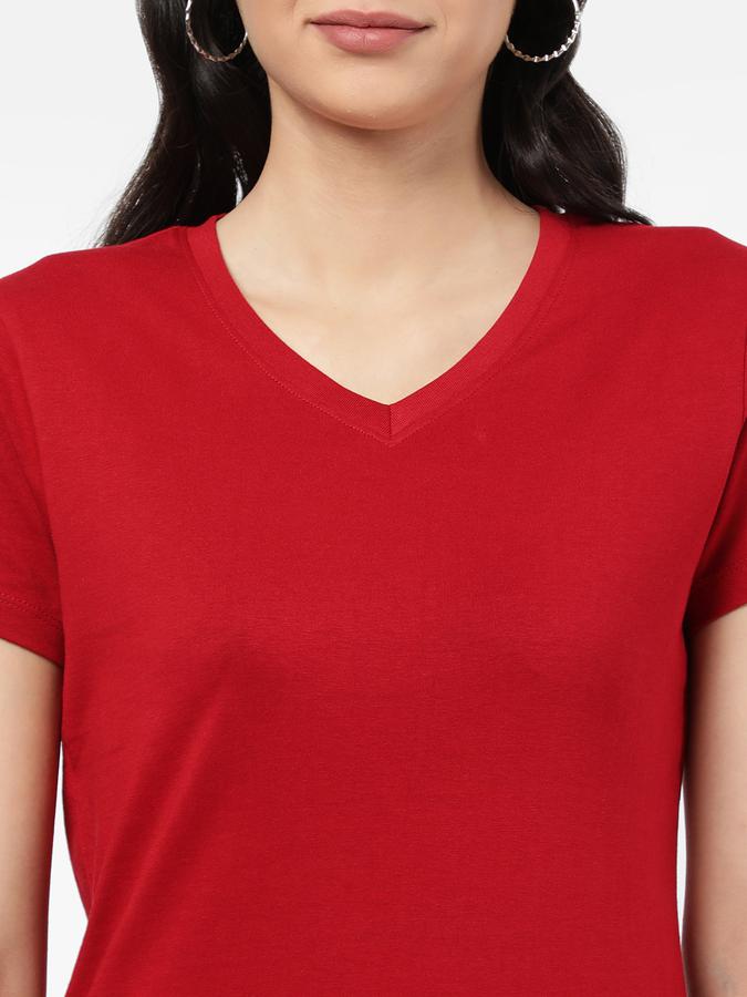 R&B Red Women Tops & T-Shirts image number 3