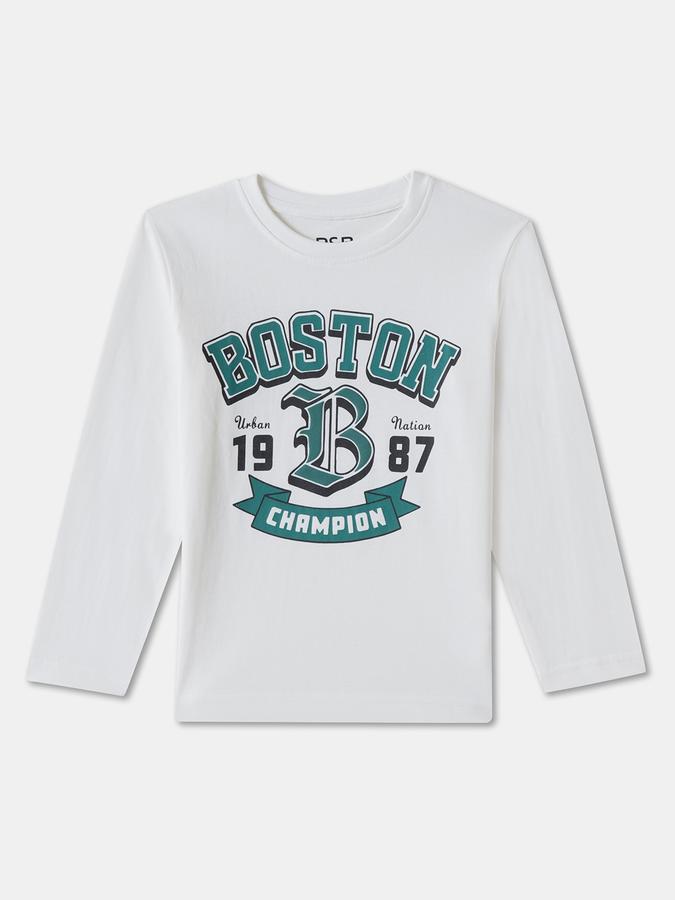 R&B BOYS PRINTED REGULAR GRAPHIC TEE