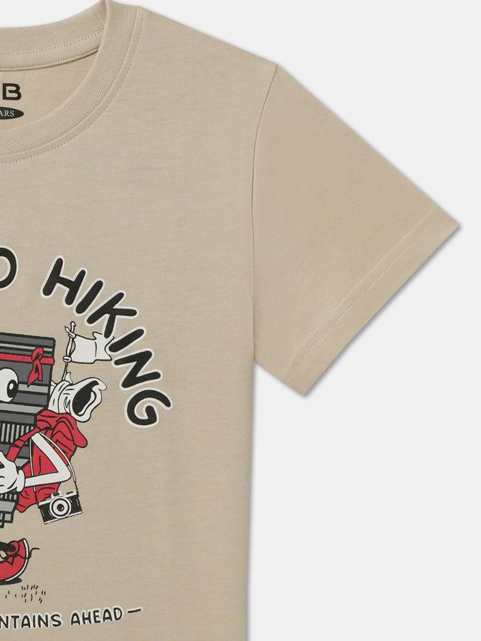 Boys Graphic Print Pure Cotton Regular T Shirt data-index=