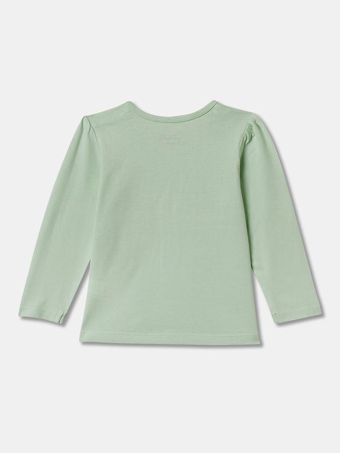 Girls Regular Fit Long Sleeve Crew Neck T-Shirt