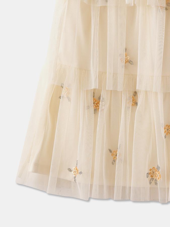 Girls Embroidered Dress image number 3