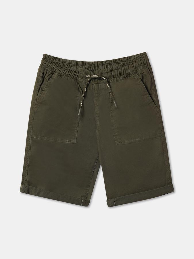 Boys Flat-Front Regular Fit Shorts image number 0