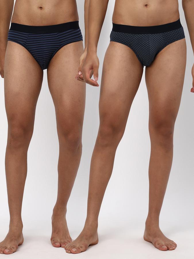 Pack of 2 Men Striped Briefs