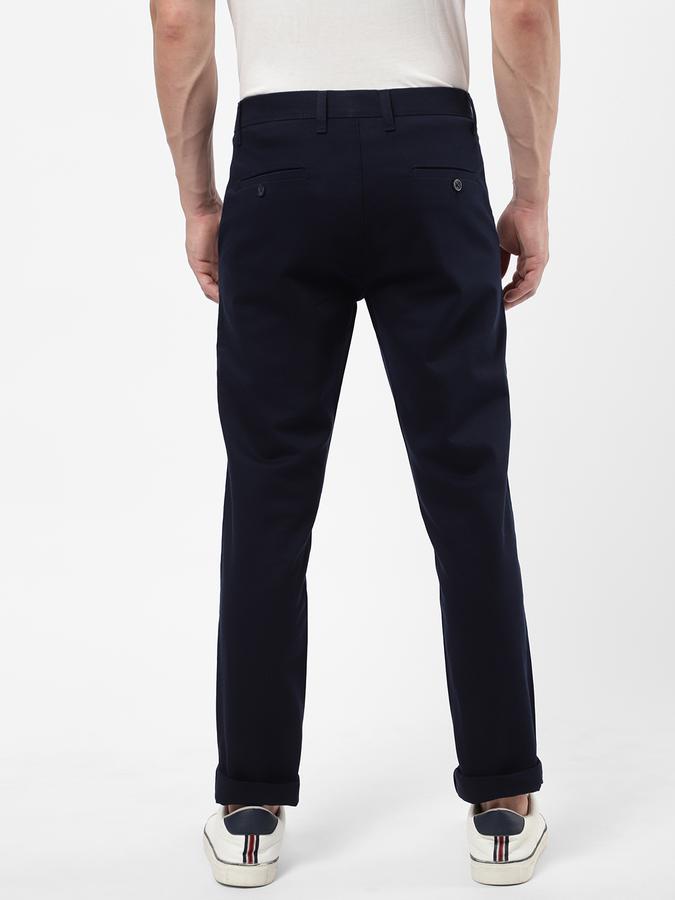 R&B Men Blue Casual Trousers image number 2