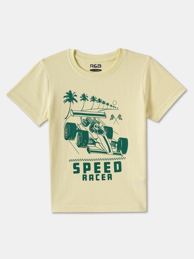 Boys Regular Fit Short Sleeve Crew Neck T-Shirt