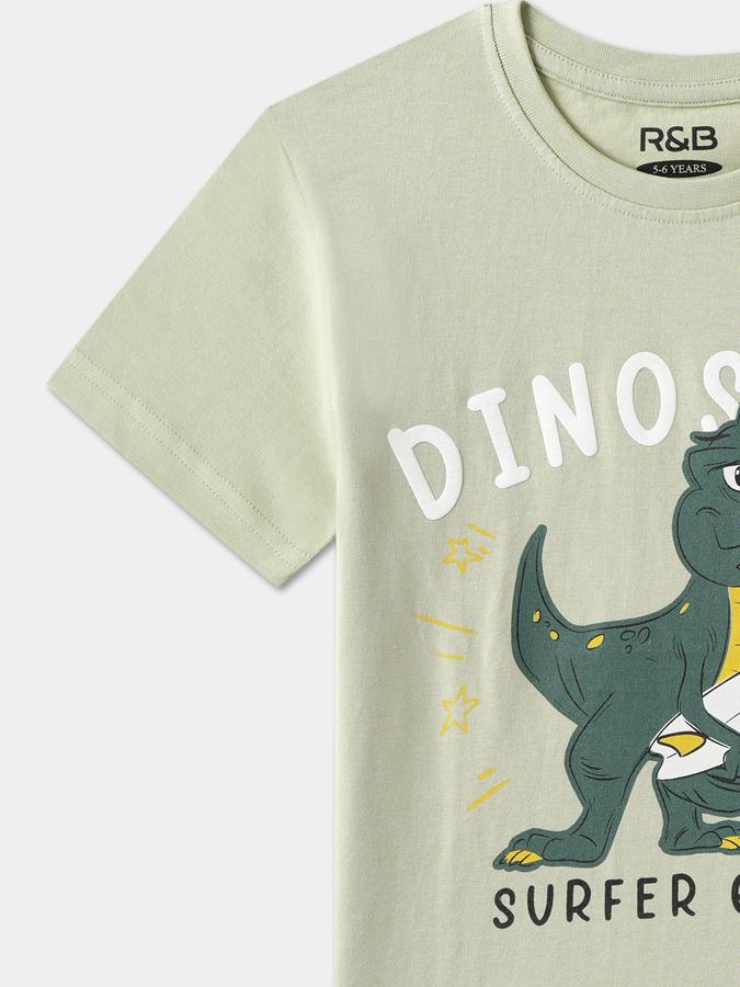 Boys Regular Fit Short Sleeve Crew Neck T-Shirt