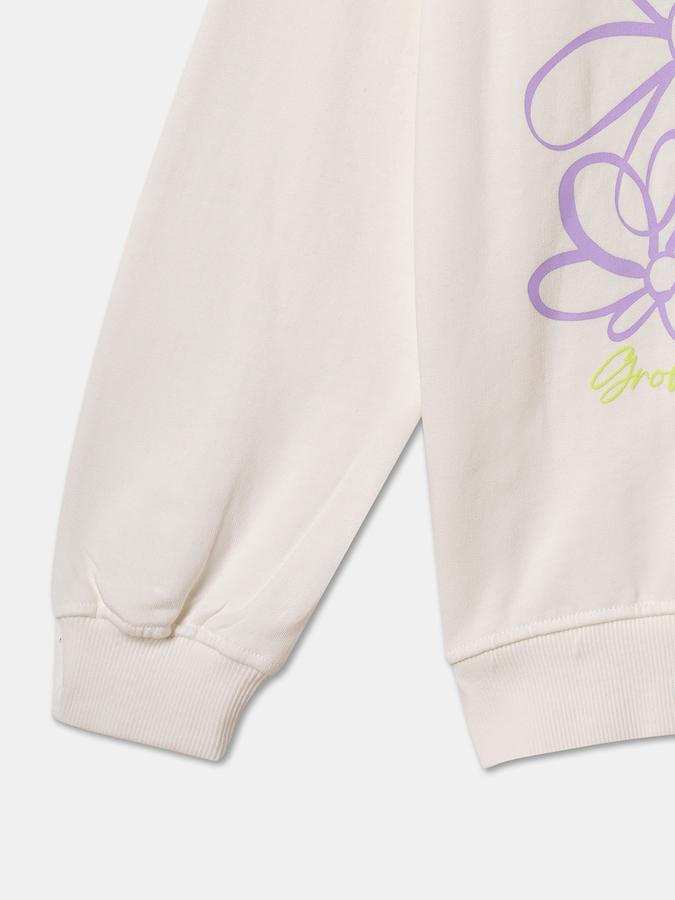 Full Sleeve Graphic Print Girls Sweatshirt image number 3