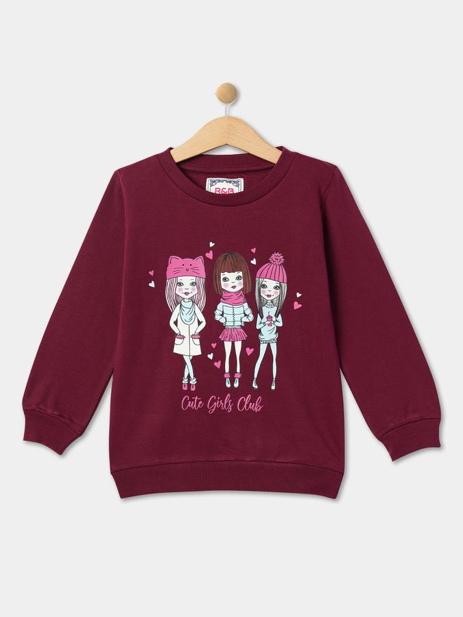 R&B Girls Red Sweatshirt image number 0