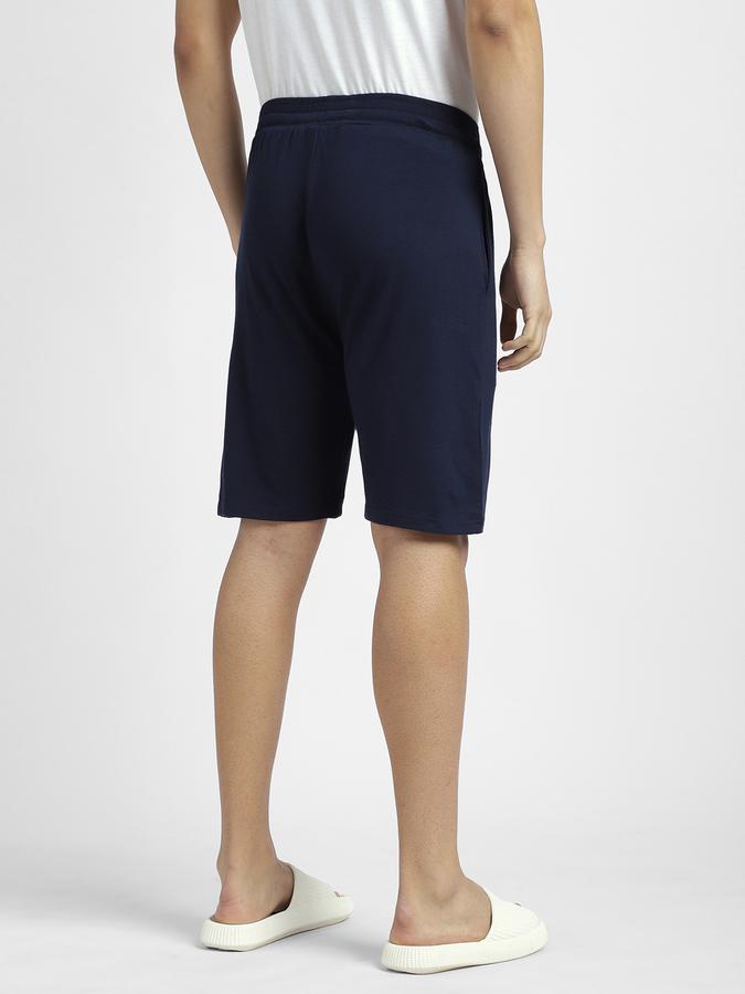 Men Cotton Modal Relaxed Fit Drawstring Waist Solid Sleep Shorts