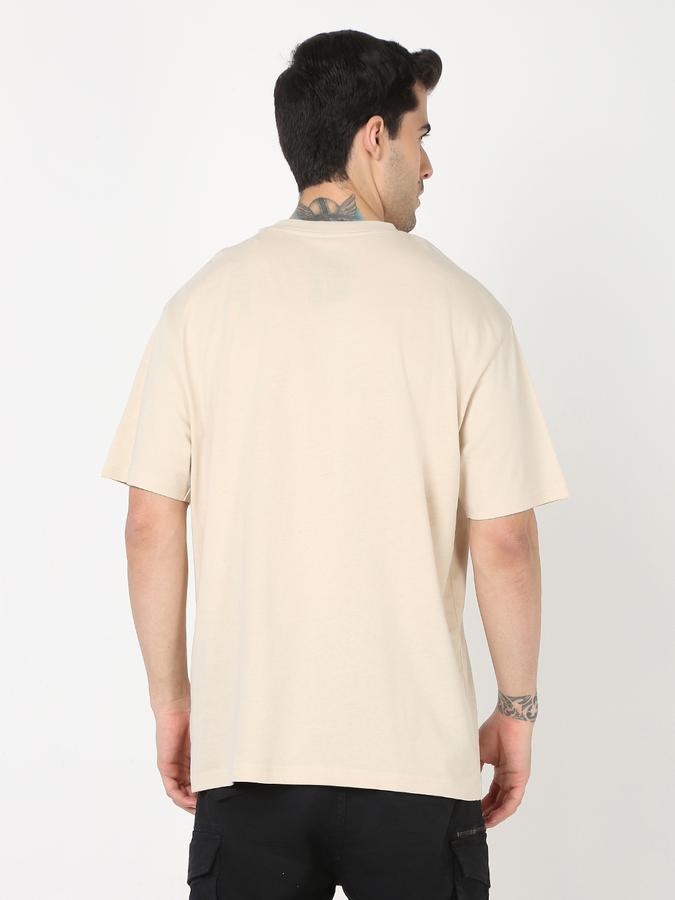 Men Oversized Crew-Neck T-Shirt image number 3