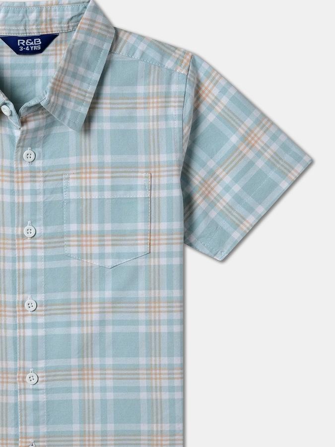 Boys Checkered Casual Shirt image number 2