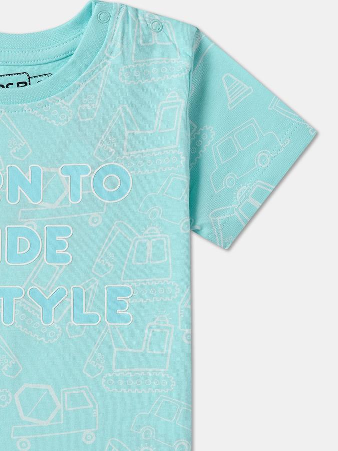 Baby Boys Printed Pure Cotton Regular T Shirt image number 2