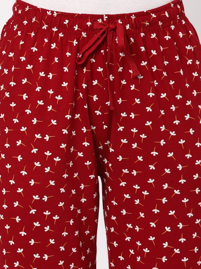 Women Floral Print Relaxed Fit Pyjamas image number 3