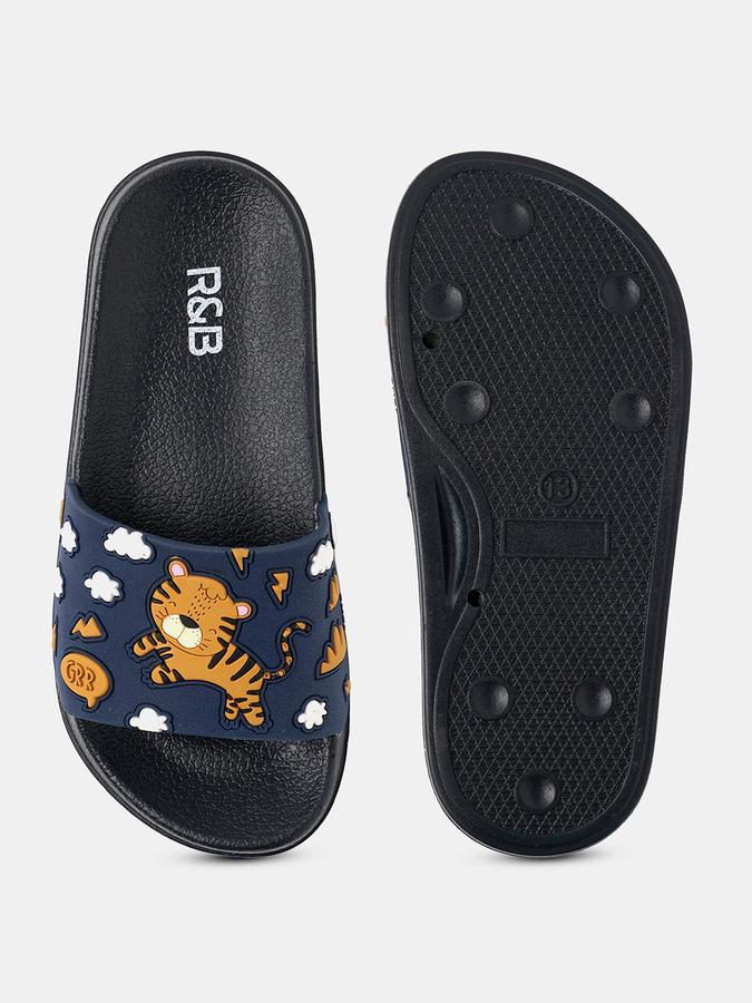 R&B Boys Rubber Embossed Sliders image number 3
