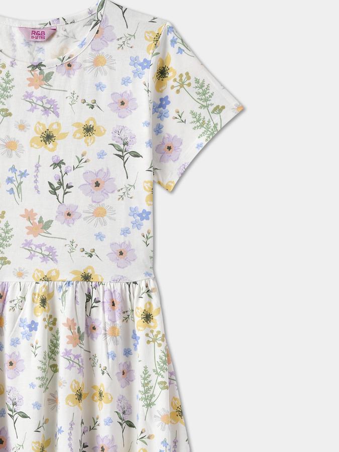 Girls Midi/Knee Length Casual Dress image number 2
