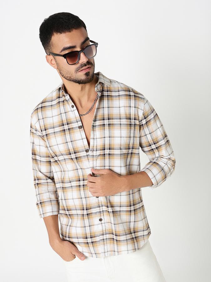 Mens Casual Long Sleeves shirt-Regular Fit